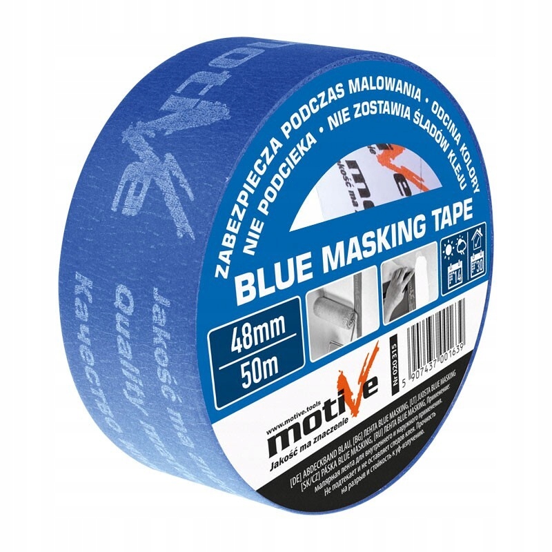 Taśma BLUE MASKING TAPE 48mm/50m MOTIVE