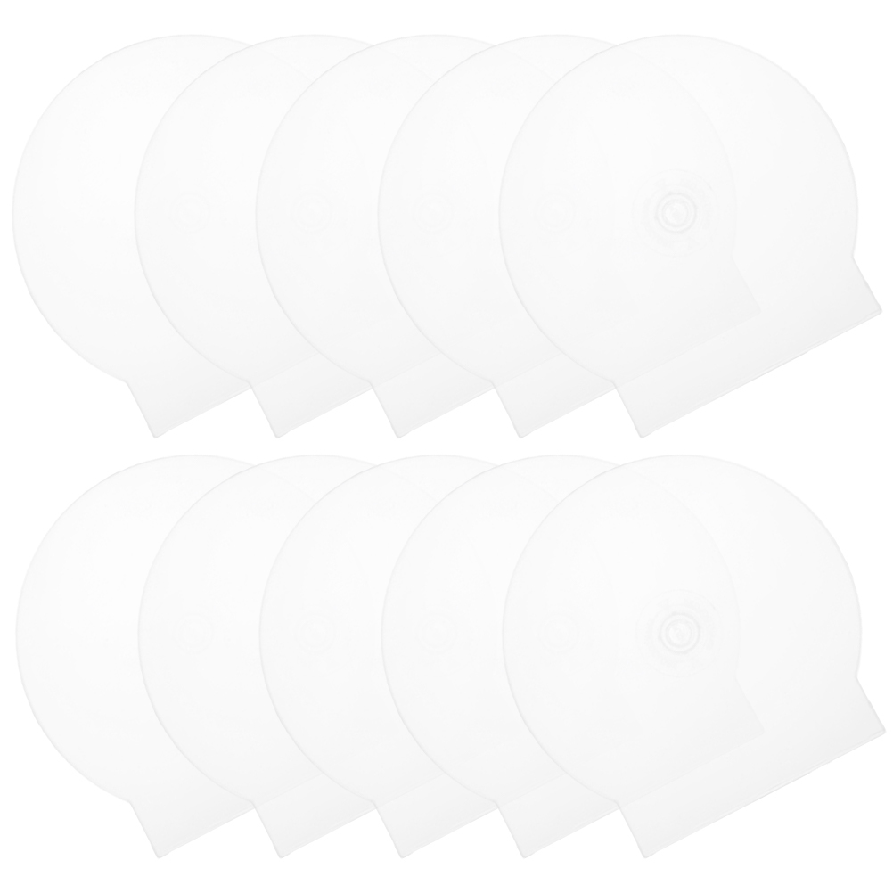 50PCS PLASTIC CD CASE TRANSPARENT DVD STORAGE