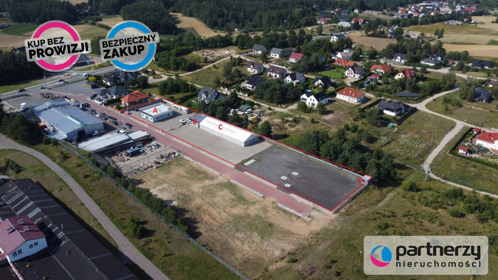 Magazyny i hale, Borkowo, Żukowo (gm.), 750 m²