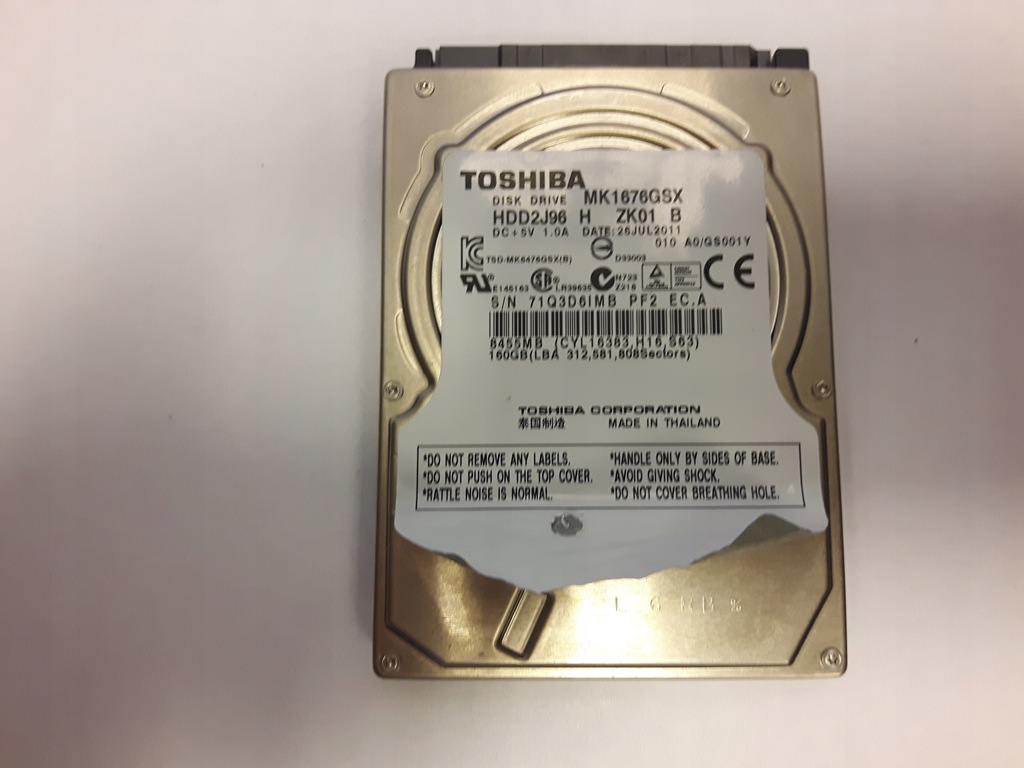 Toshiba MK1676GSX - Elektronika
