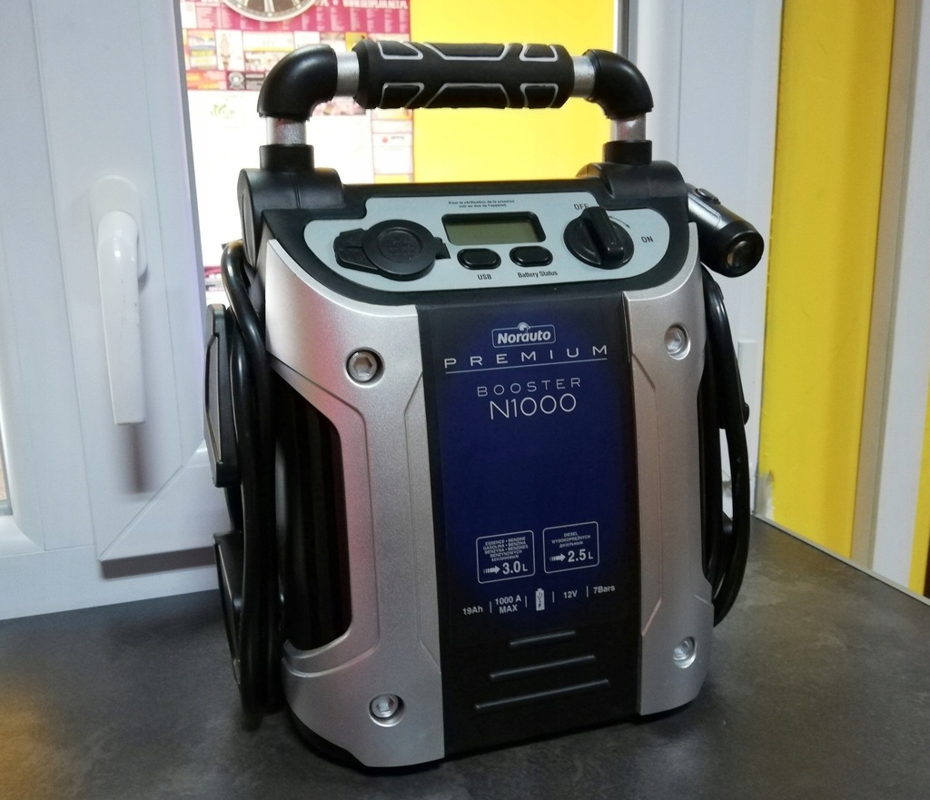 Booster Norauto N1200 19 Ah 12 V Prostownik do akumulatora NORAUTO Booster N1000 - 8544783736 - oficjalne  archiwum Allegro