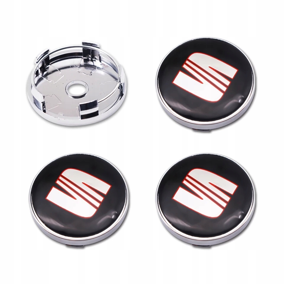 SEAT IBIZA LEON 4x DEKIELEK DEKIELKI KAPSLE 60mm