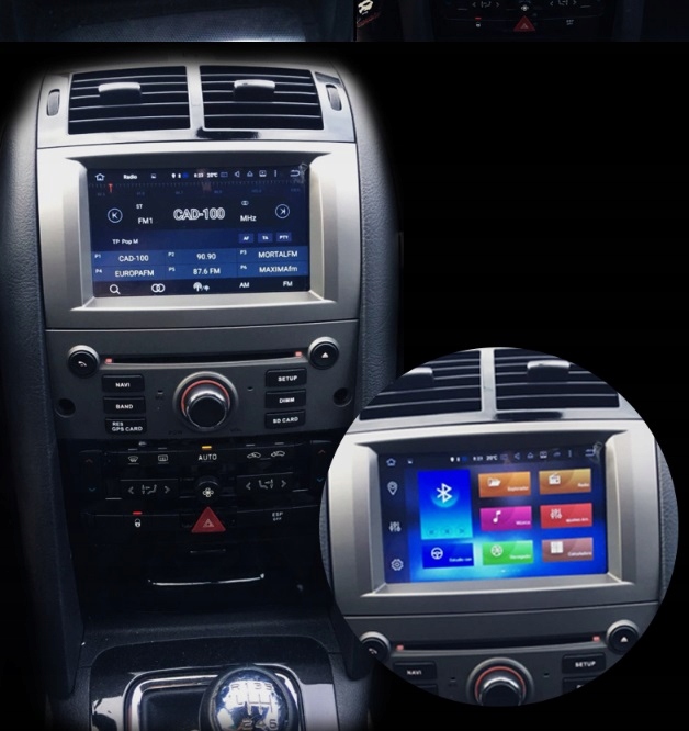 GPS 7" Radio Nawigacja Peugeot 407 20042010 7826306482