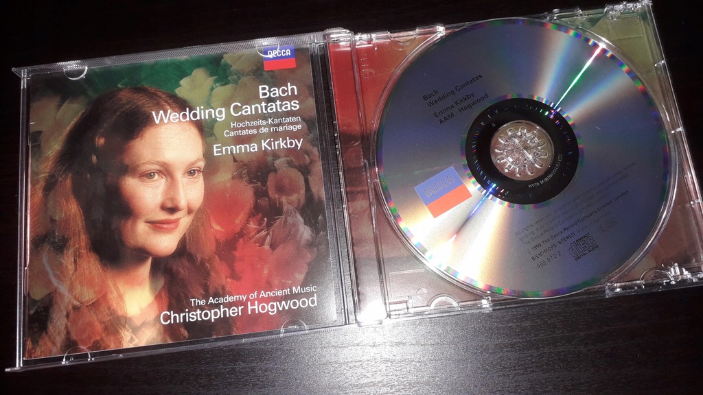 Bach - Wedding Cantatas / Hogwood, Kirkby / DECCA