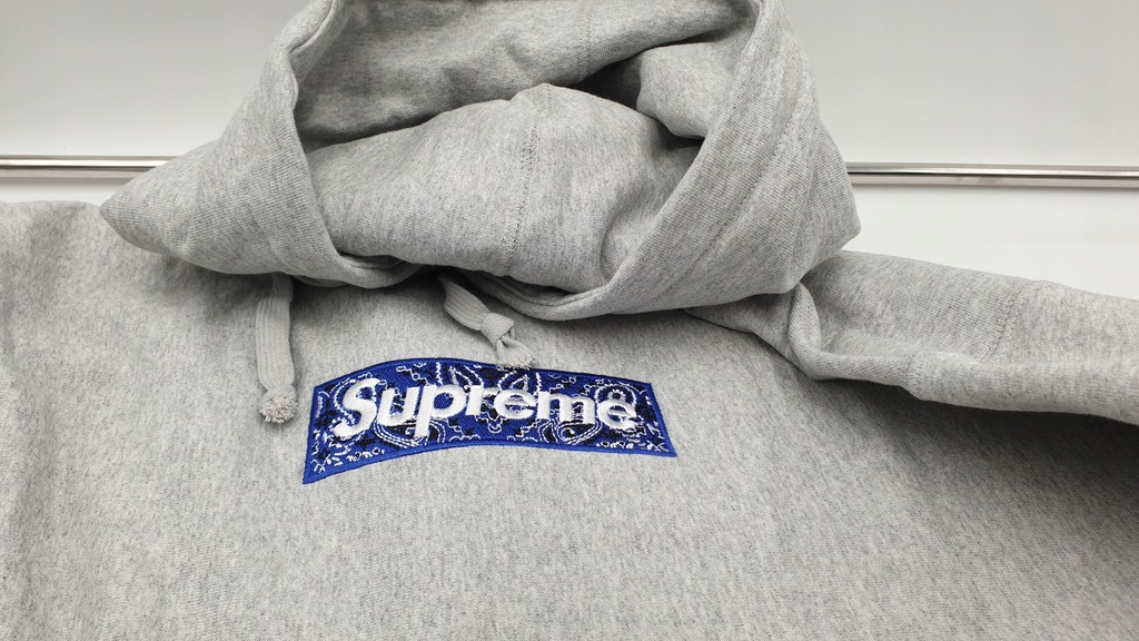 Bluza Supreme Bandana Box Logo Heather Grey XXL