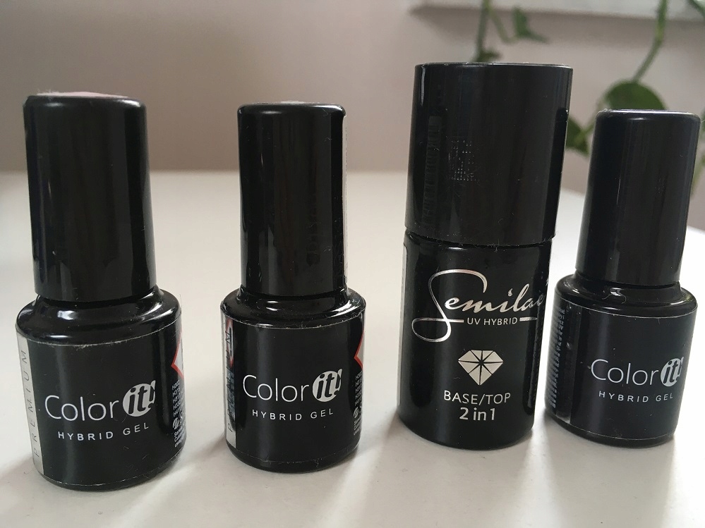 lakier hybrydowy x3 szt. baza/top 2w1 semilac