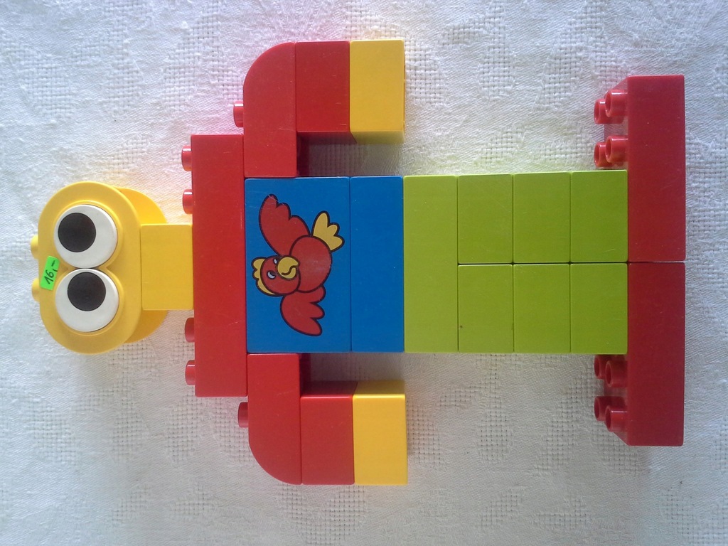 LEGO duplo klocki zestaw: ludzik robot z 2x2, 2x4 - - oficjalne archiwum Allegro