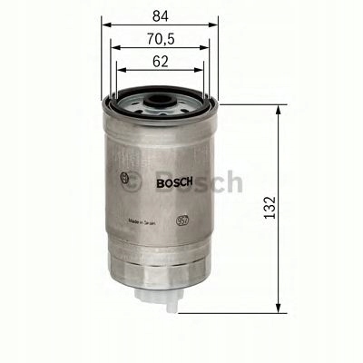 Filtr paliwa Bosch 1457434436 VOLVO S60