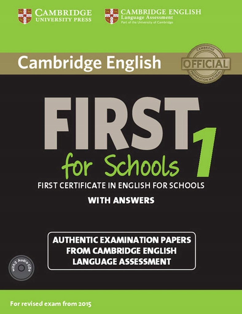 Cambridge University Press Cambridge English First