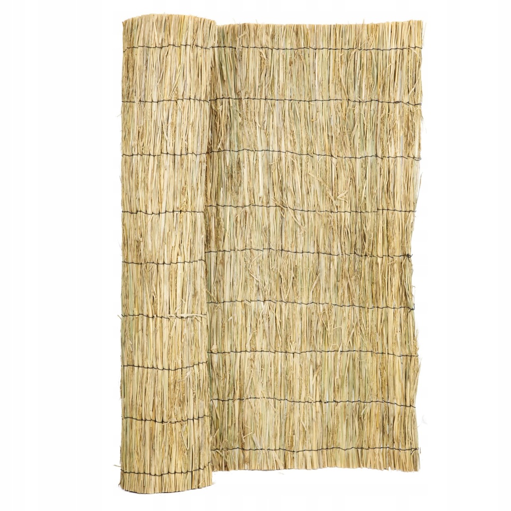 Mata ze słomy, słomiana ochrona roślin przed zimnem, W:100 x S:150 cm