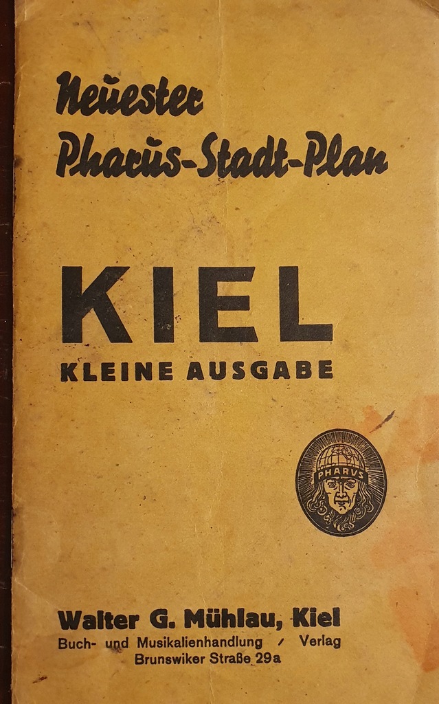 Pharus-Standt -Plan Kiel Kleine ausgabe