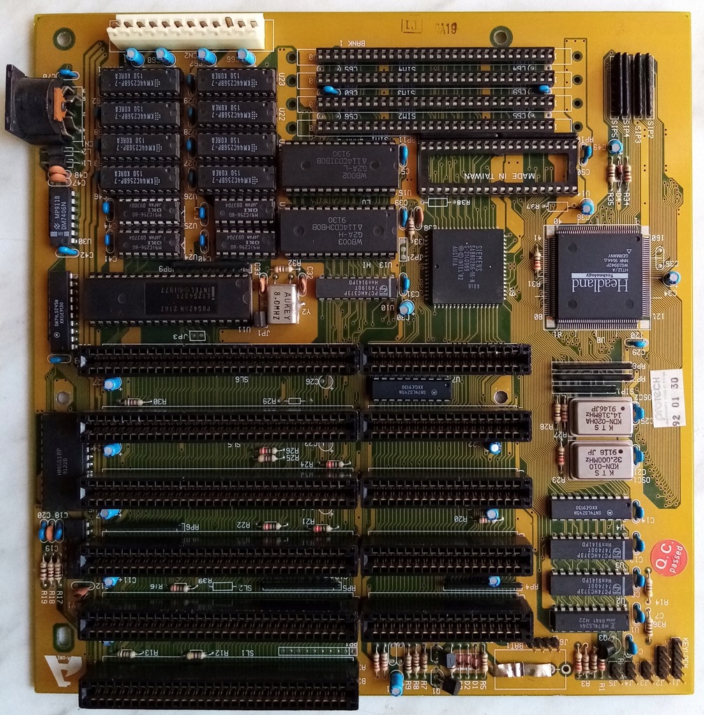 Płyta AT z Procesorem 286-16 Mhz - RETRO PC