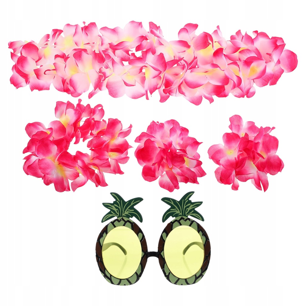 HAWAIIAN LEI AUNGLASSES PINEAPPLE