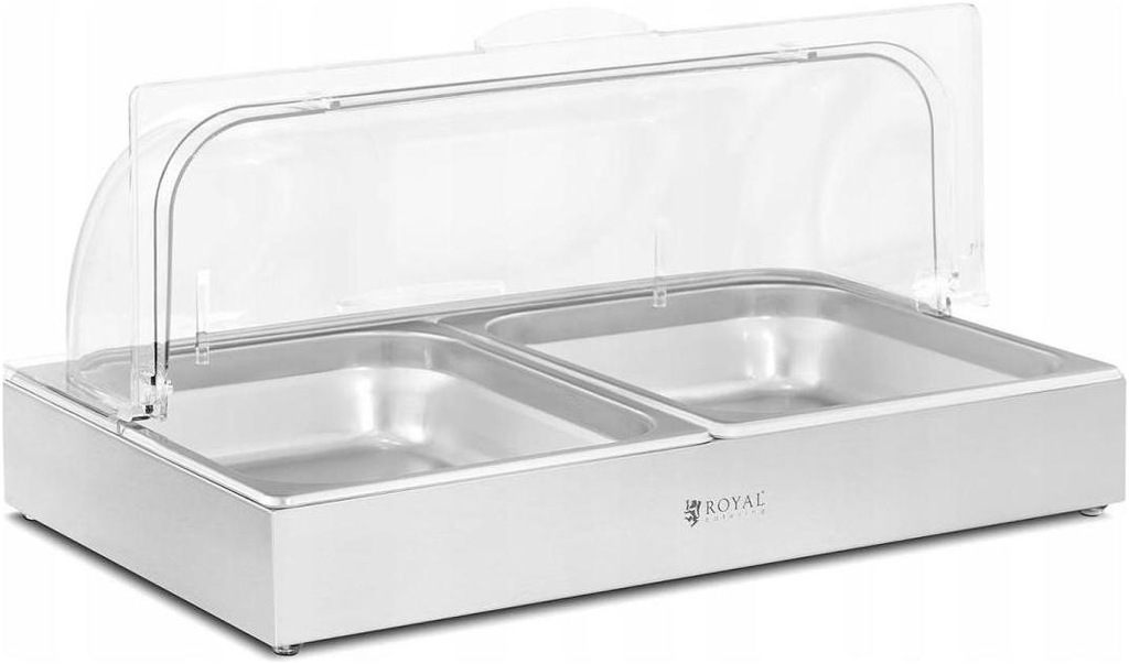 Witryna bufetowa 2 x 4L ROYAL CATERING RCCD-RC-02