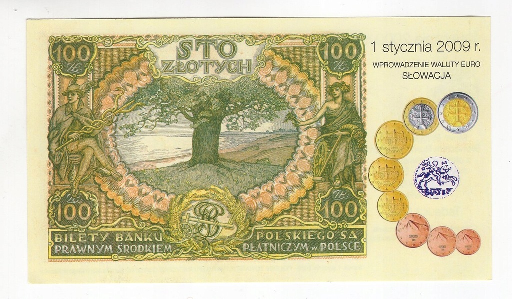 100 złotych 1934 PTN Sanok 2009