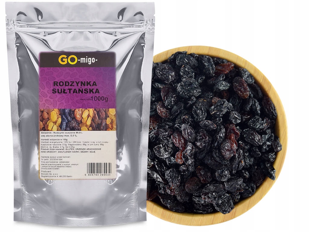 Rodzynki Sułtańskie 1kg - GOmigo