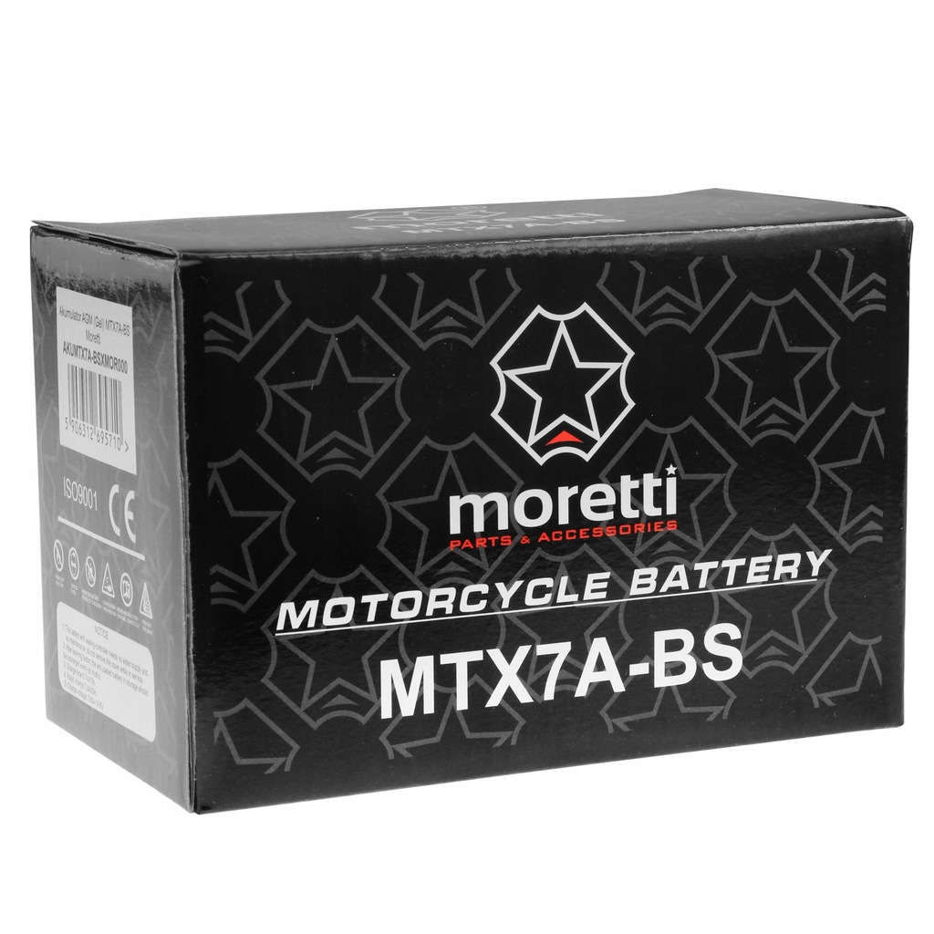 Купить ГЕЛЕВАЯ АККУМУЛЯТОРНАЯ БАТАРЕЯ MTX7A-BS YTX7A-BS 7 Ач MORETTI: отзывы, фото, характеристики в интерне-магазине Aredi.ru