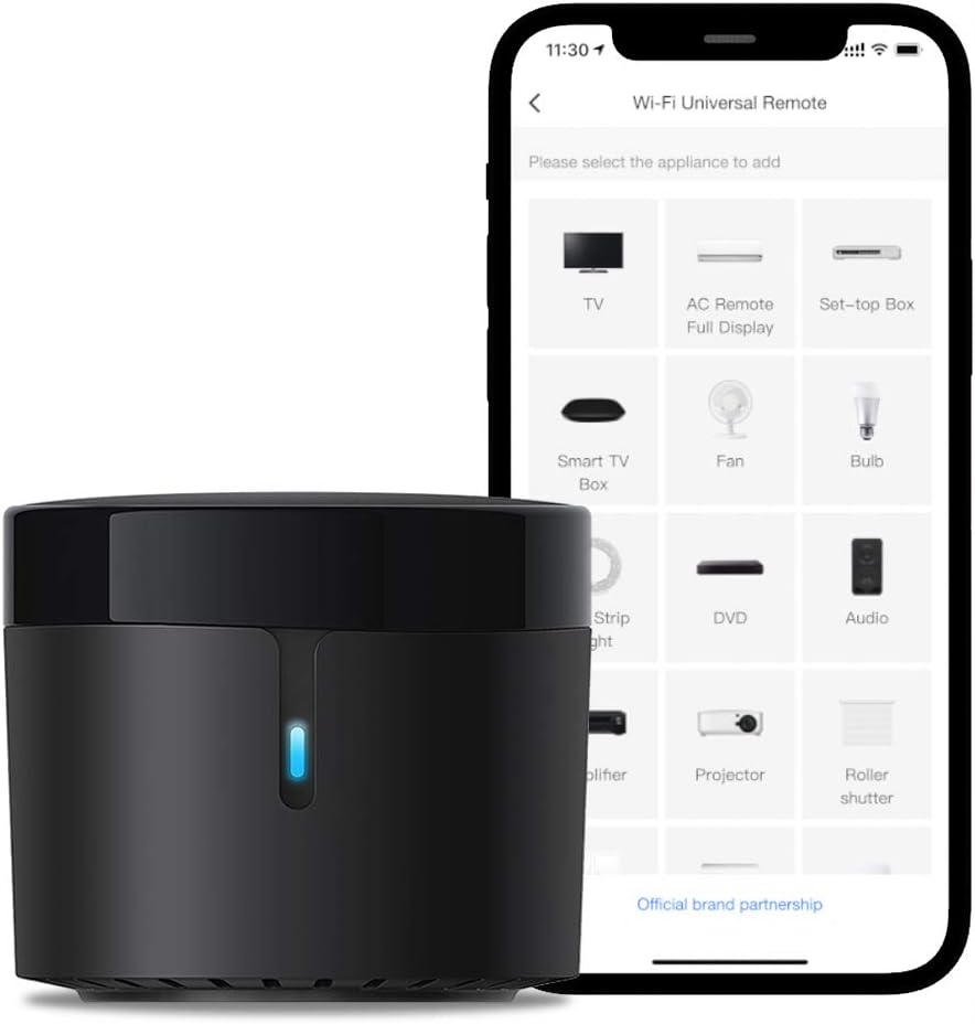 BroadLink RM4 Mini inteligentny pilot kompatybilny(Alexa, Google Assistant)