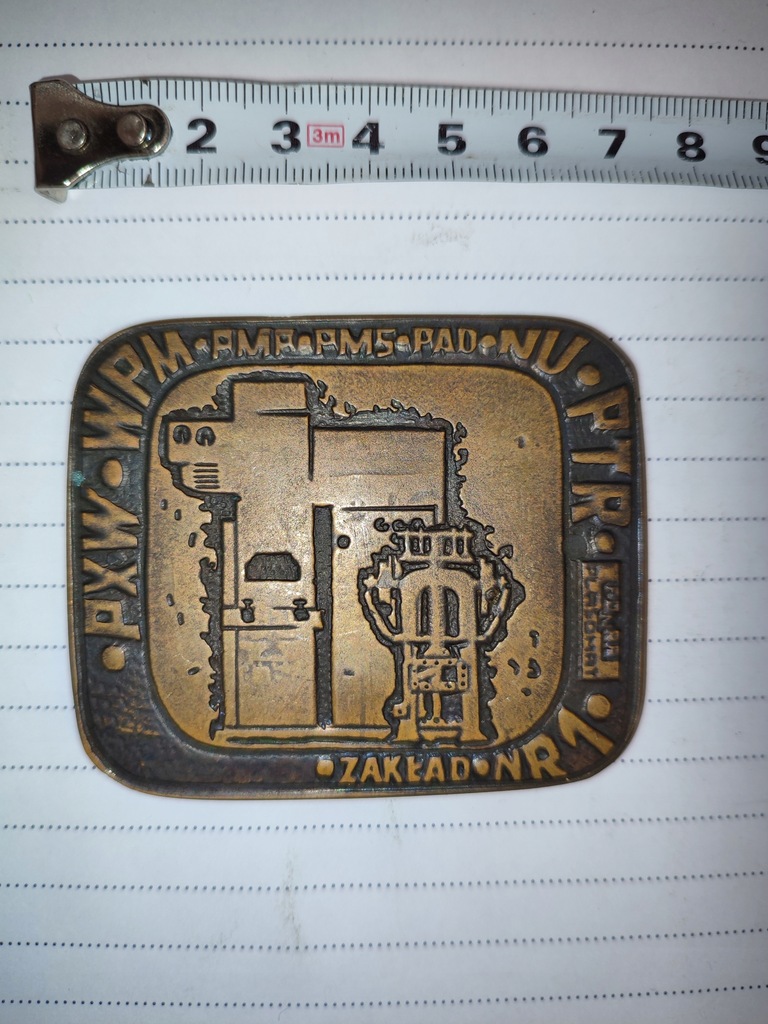 Medal Fabryka Pras Automatycznych Warszawa 1877- 1977 26.