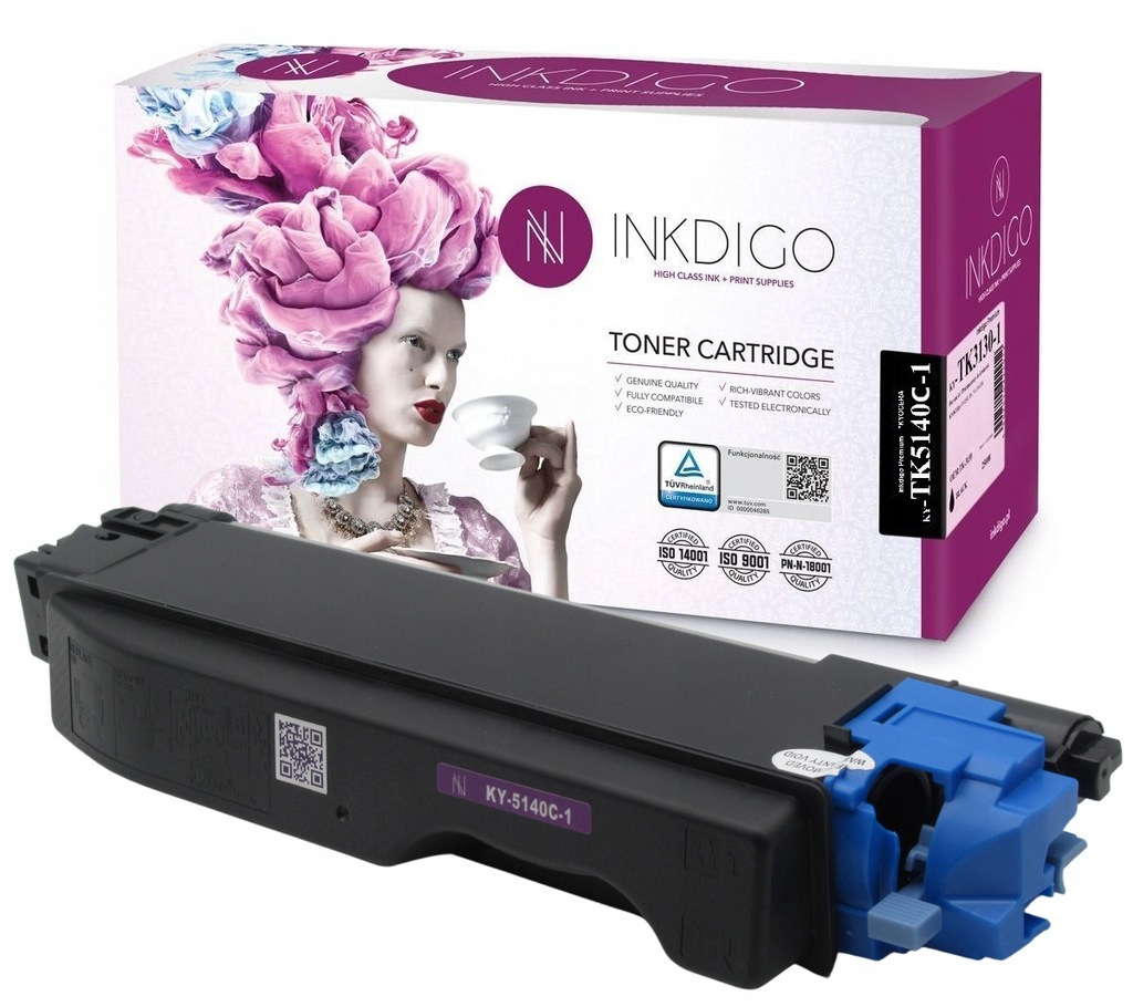 Toner do KYOCERA TK5140 ECOSYS P6130cdn Niebieski