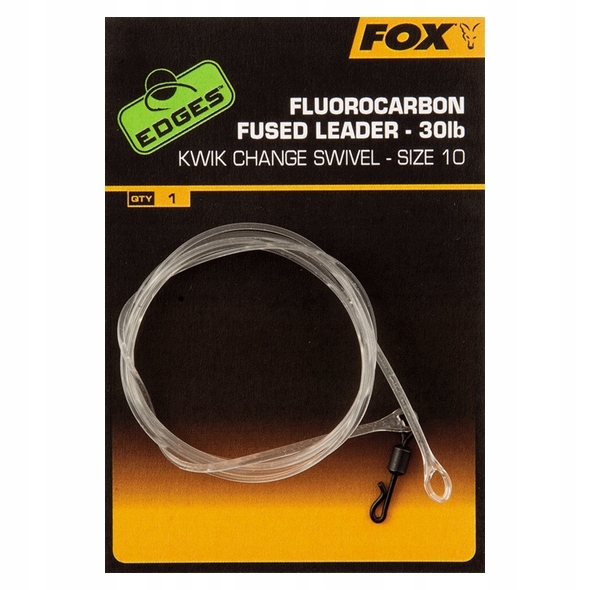 Fox Fluorocarbon Fused Leader 30lb Kwik Change siz