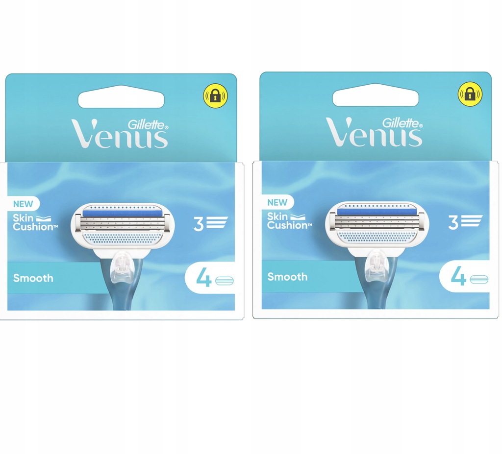 8 x Gillette Venus Smooth wkłady dla kobiet Oryginalne