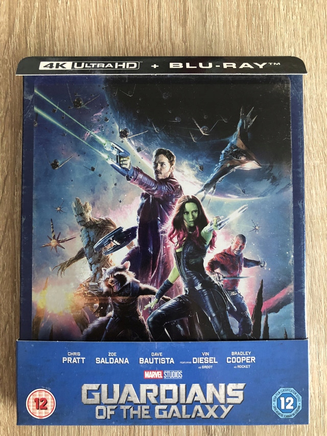 Guardians of the Galaxy 4K Bluray Steelbook+gratis