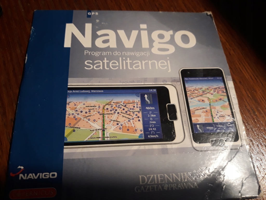 Mapa satelitarna NAVIGO Program nawigacji GPS CD