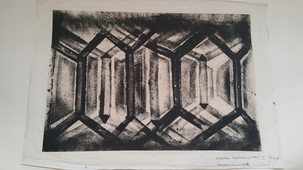 Struktura krystaliczna I H. Wrzeszczyńska 59x40
