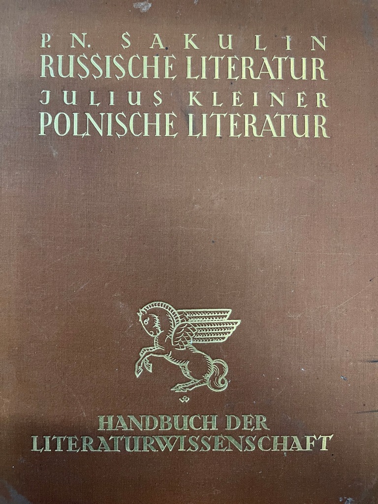 Sakulin RUSSISCHE LITERATUR POLNISCHE LITERATUR