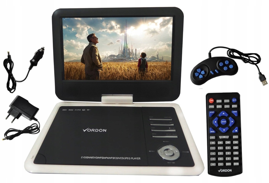 Купить VORDON ПОРТАТИВНЫЙ АВТОМОБИЛЬНЫЙ DVD 10.2c ИГРЫ SD USB: отзывы, фото, характеристики в интерне-магазине Aredi.ru