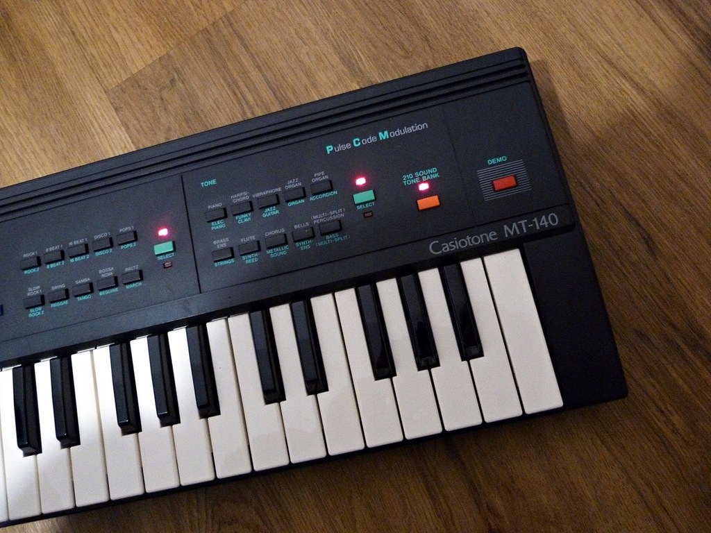 Keyboard Casio MT140 Casiotone + ZASILACZ JAPAN 8654507505
