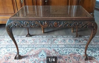 Stół do salonu chippendale 90x53x55 cm