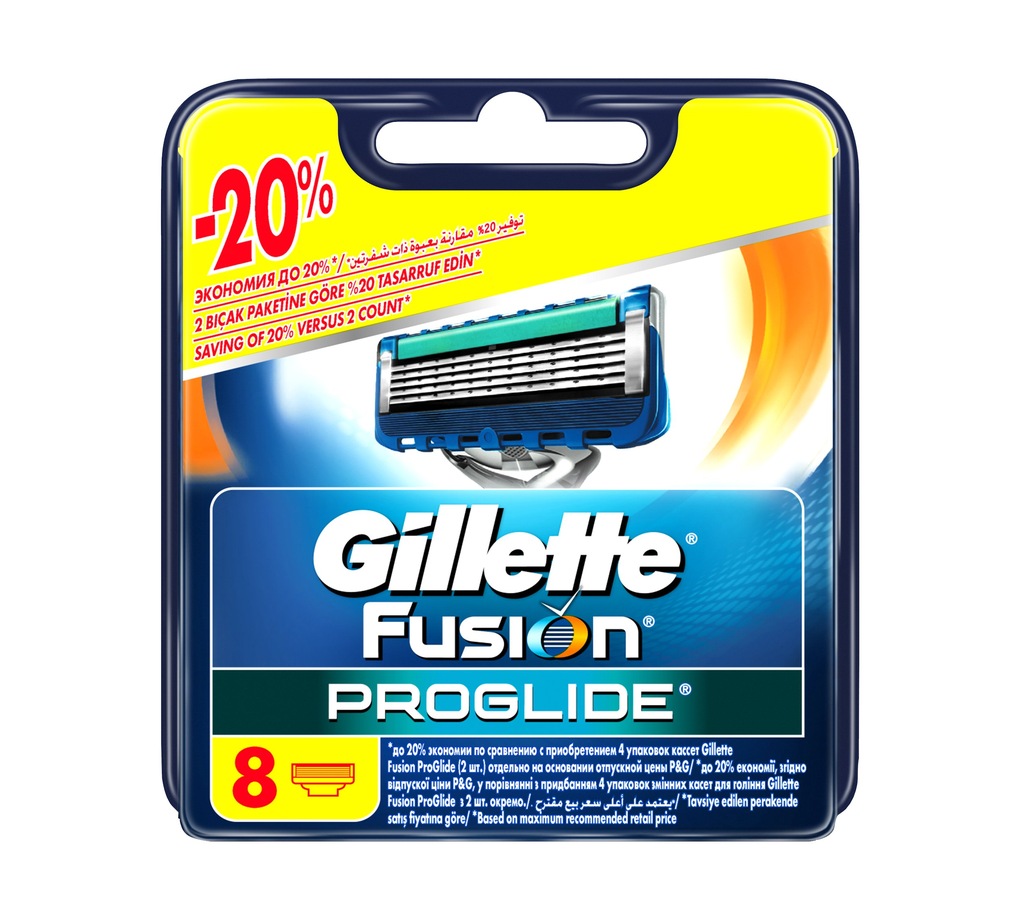 Wkłady do maszynki Gillette Fusion ProGlide 8 szt.