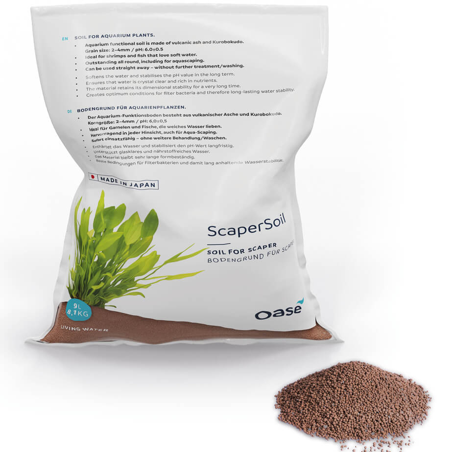 Oase ScaperLine Soil 9L brązowe Podłoże dla roślin
