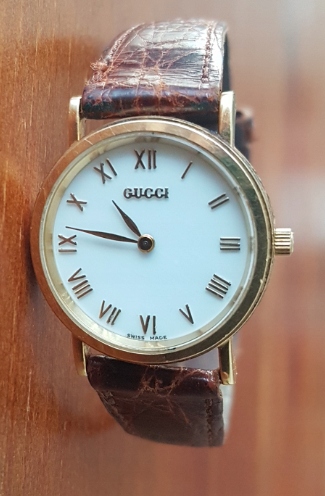 Gucci Złoty 18K 750 Damska Klasyka