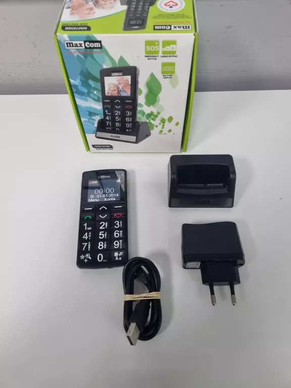 TELEFON MAXCOM MM705BB KOMPLET