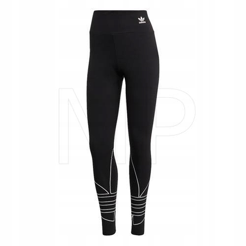 ADIDAS CZARNE SPORTOWE LEGGINSY Z LOGO 38 M BAA