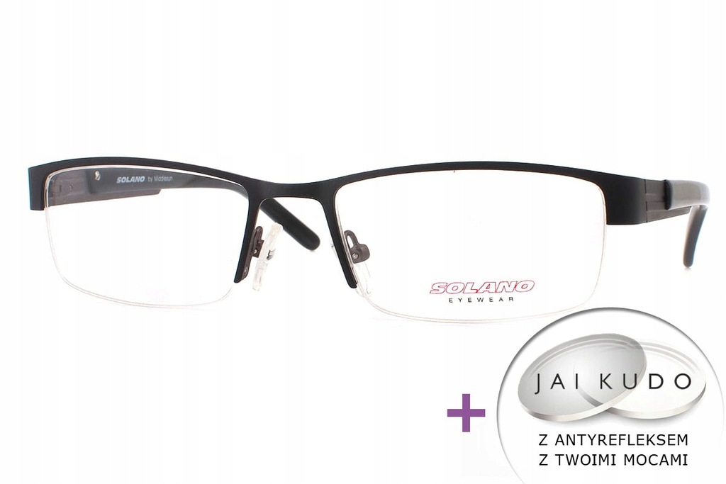 Okulary Solano 50097 D + soczewki z AR| Twoje moce