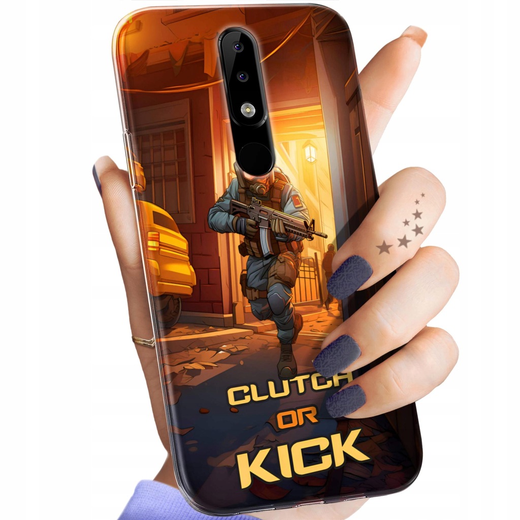 ETUI DO NOKIA 5.1 PLUS WZORY CS GO COUNTER-STRIKE OBUDOWA POKROWIEC CASE