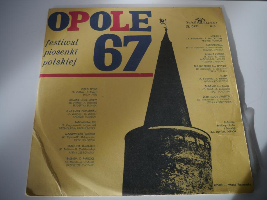 OPOLE '67, płyta winylowa