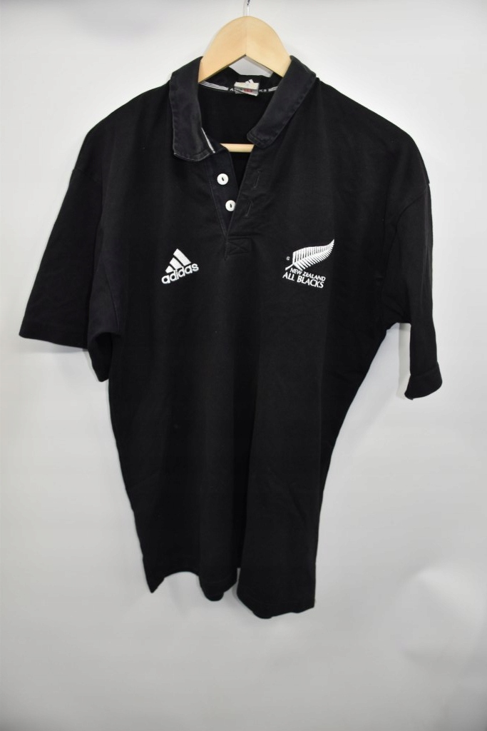 Купить Мужская футболка Adidas All Blacks L регби 2000 г.: отзывы, фото, характеристики в интерне-магазине Aredi.ru