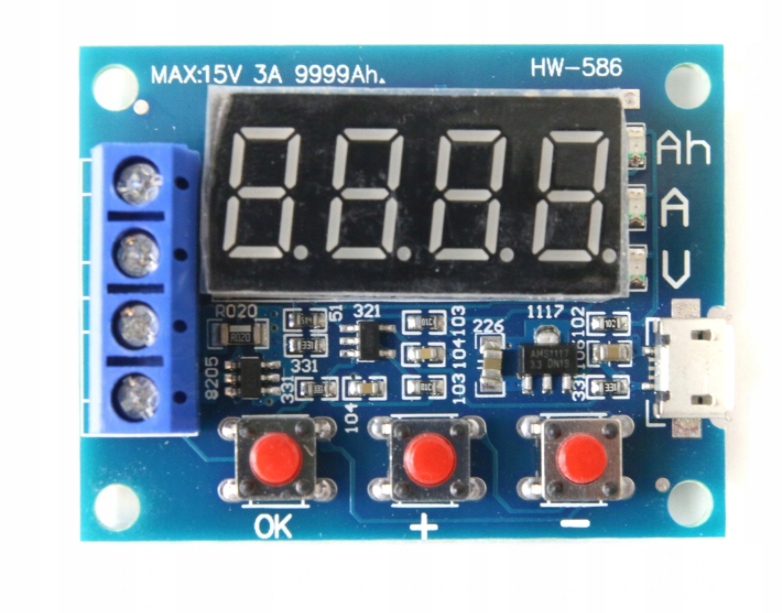 Tester akumulatorów ZB2L3 18650 Li-ion ARDUINO