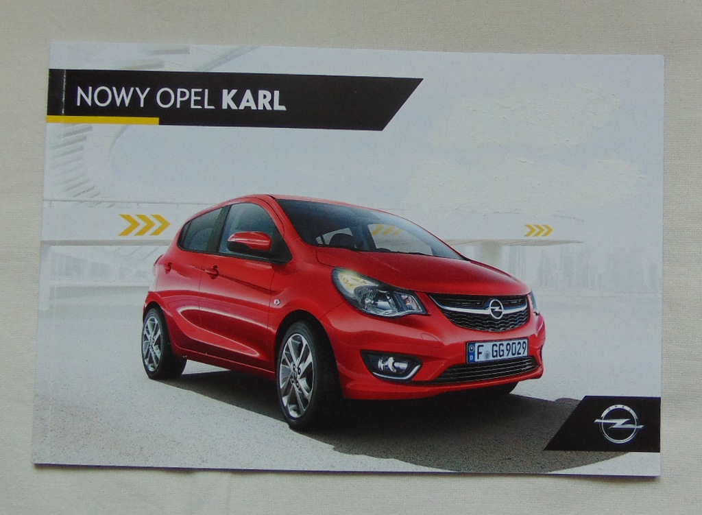 Prospekt OPEL KARL --WYPRZEDAŻ--