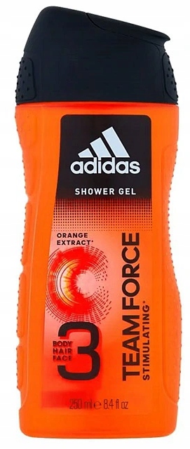 Adidas TeamForce 3w1 Żel Pod Prysznic 250ml