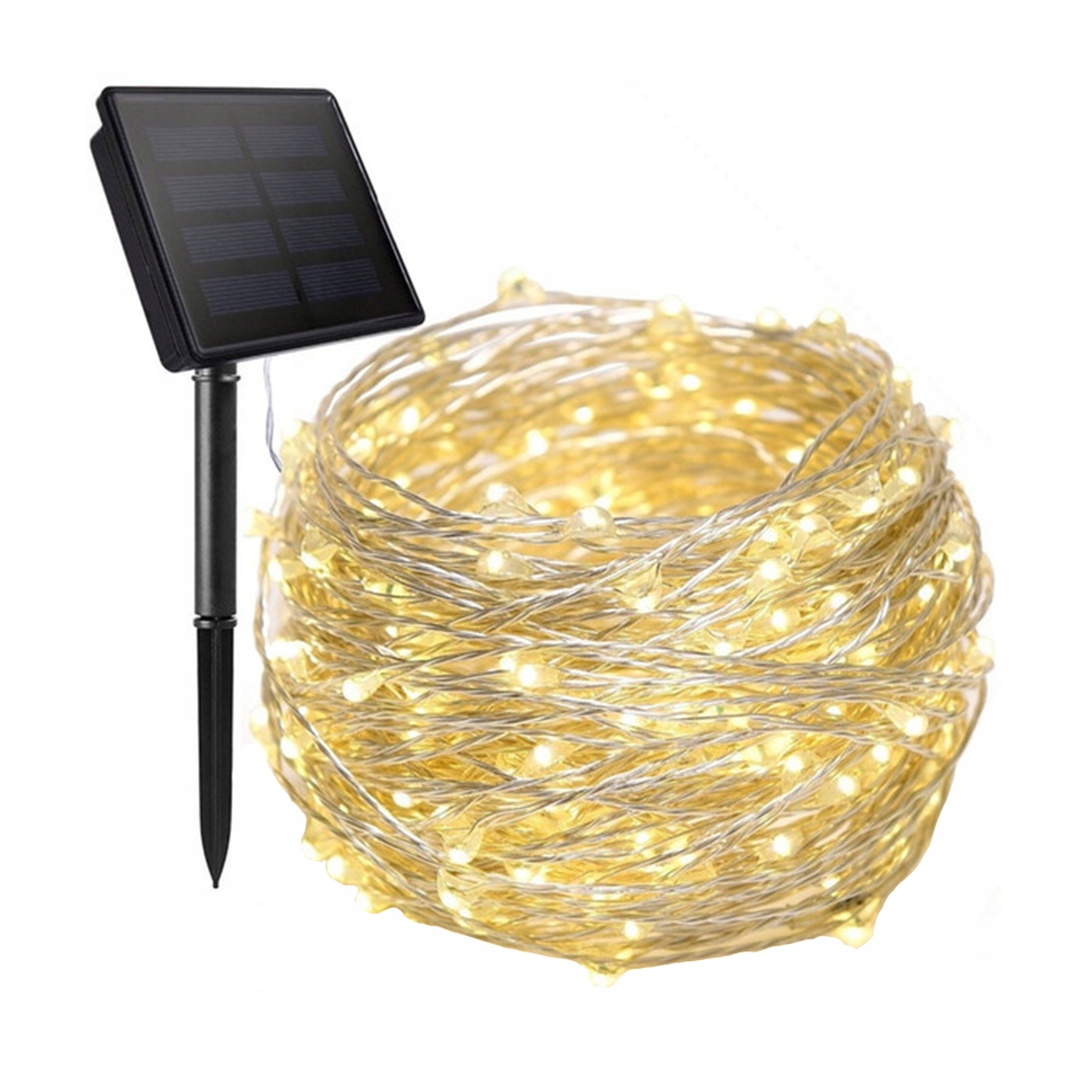 2 sztuk Piękny Outdoor Solar Energy String Light