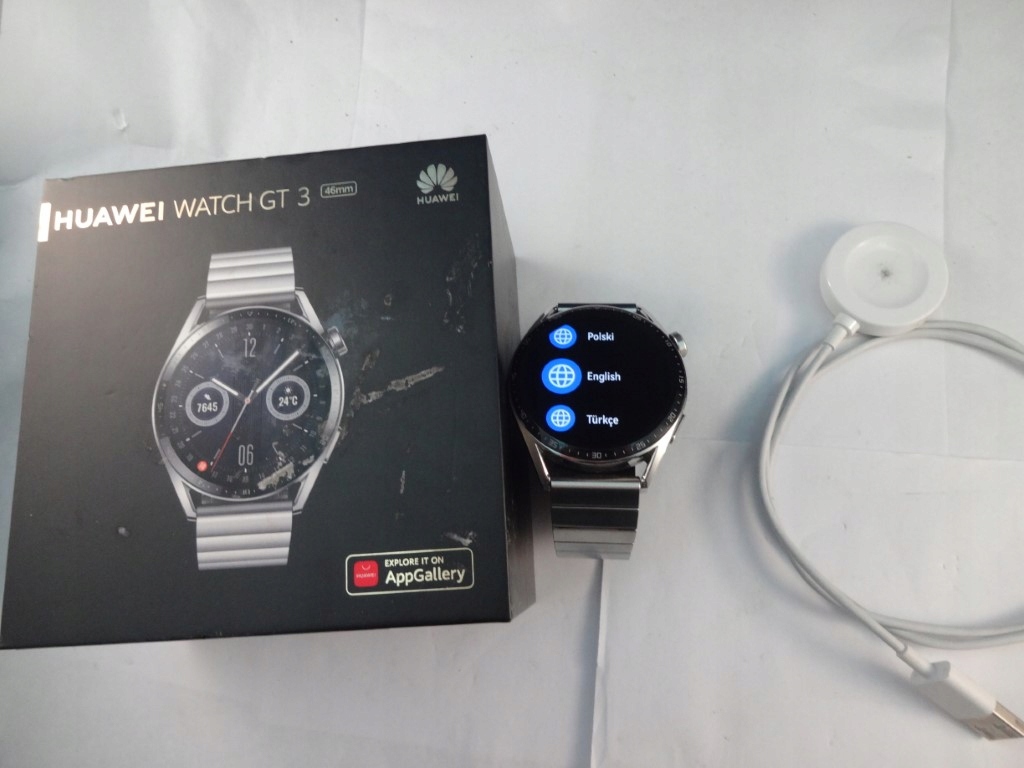 Huawei Watch GT 3 46 mm JPT-B19 Komplet Jak NOWY