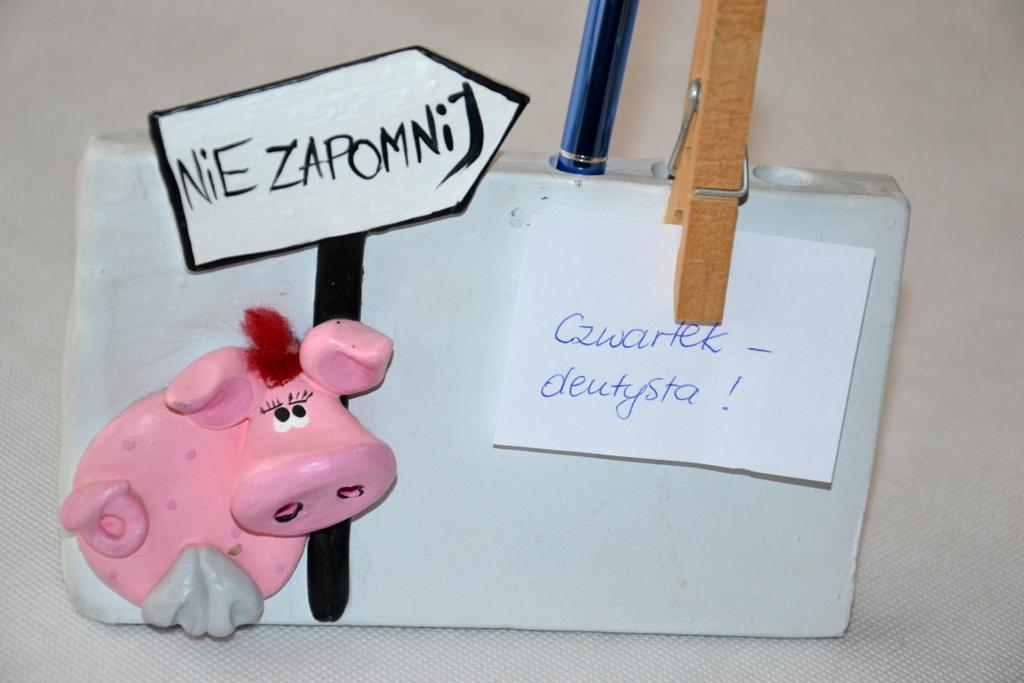 stojaczek na zapiski.... " nie zapomnij"