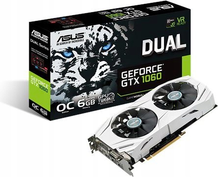 Купить Карта GeForce GTX 1060 6 ГБ ASUS DUAL OC!: отзывы, фото, характеристики в интерне-магазине Aredi.ru