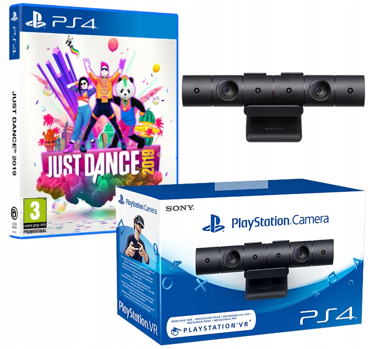 ZESTAW JUST DANCE 2019 PS4 + KAMERA PLAYSTATION V2 7725039910 oficjalne archiwum Allegro
